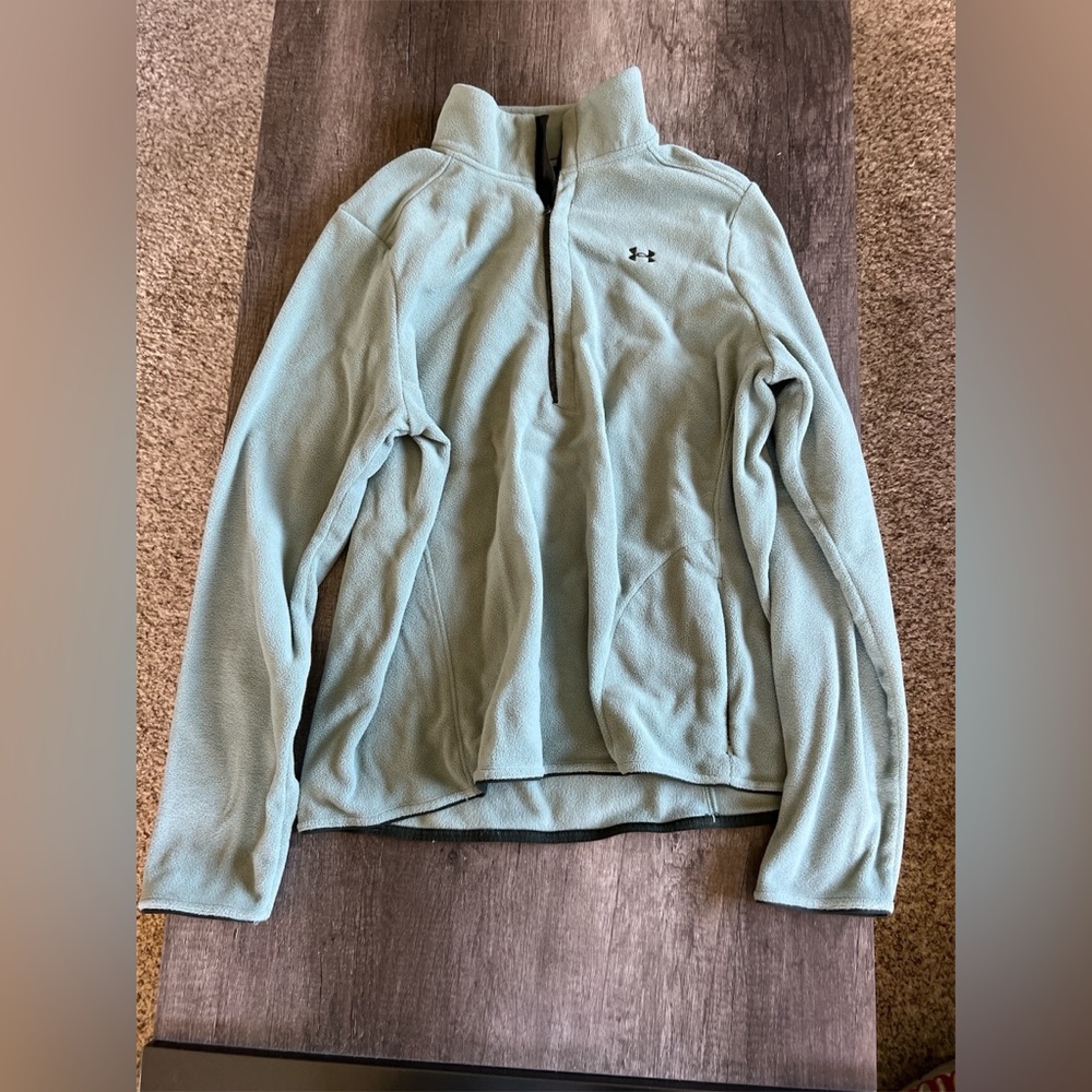 Under Armour Light green Quarter-Zip Pullover